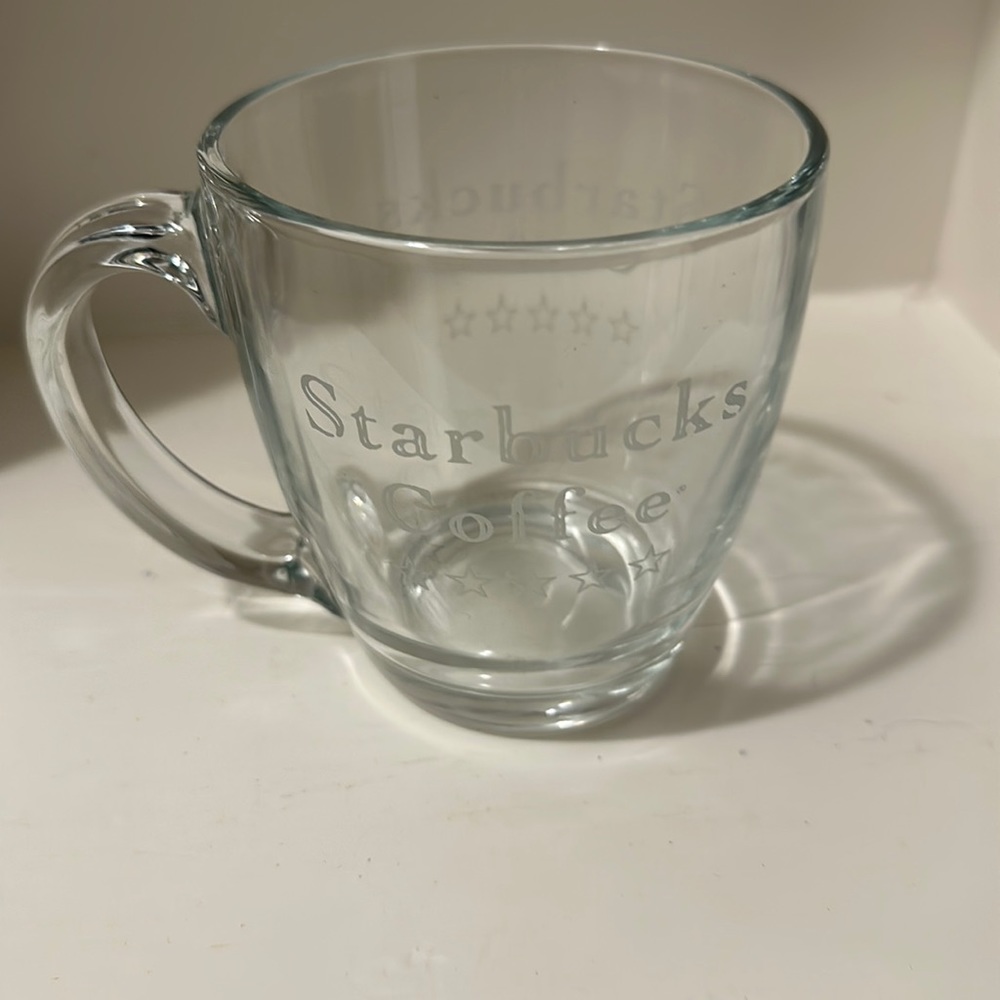 Starbucks 5 ⭐️glass mug made by Libby